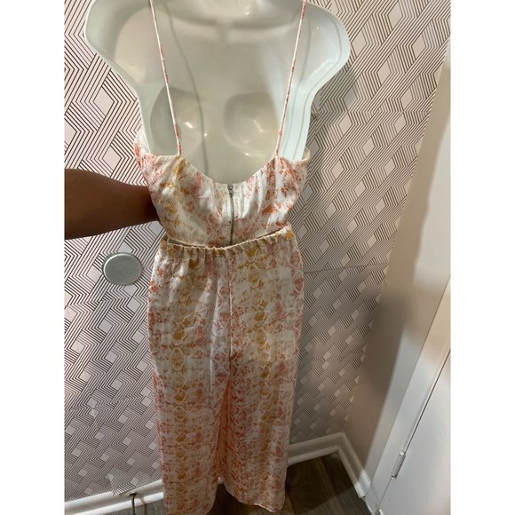 New Spaghetti Strap Cropped Top and Elastic Waist Flowy Pants 2 pc Set Large - Picture 5 of 8